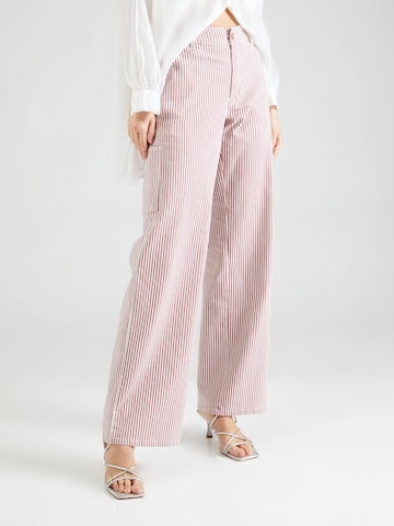 Wide leg Pantaloni cargo di Sofie Schnoor in rosso: frontale