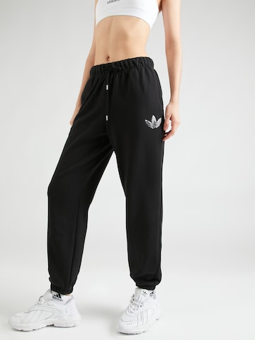 ADIDAS ORIGINALS Loosefit Broek 'BLING' in Zwart: voorkant