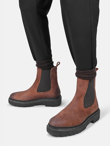Crickit Chelsea Boot ' URBINO ' in Braun: Vorderseite