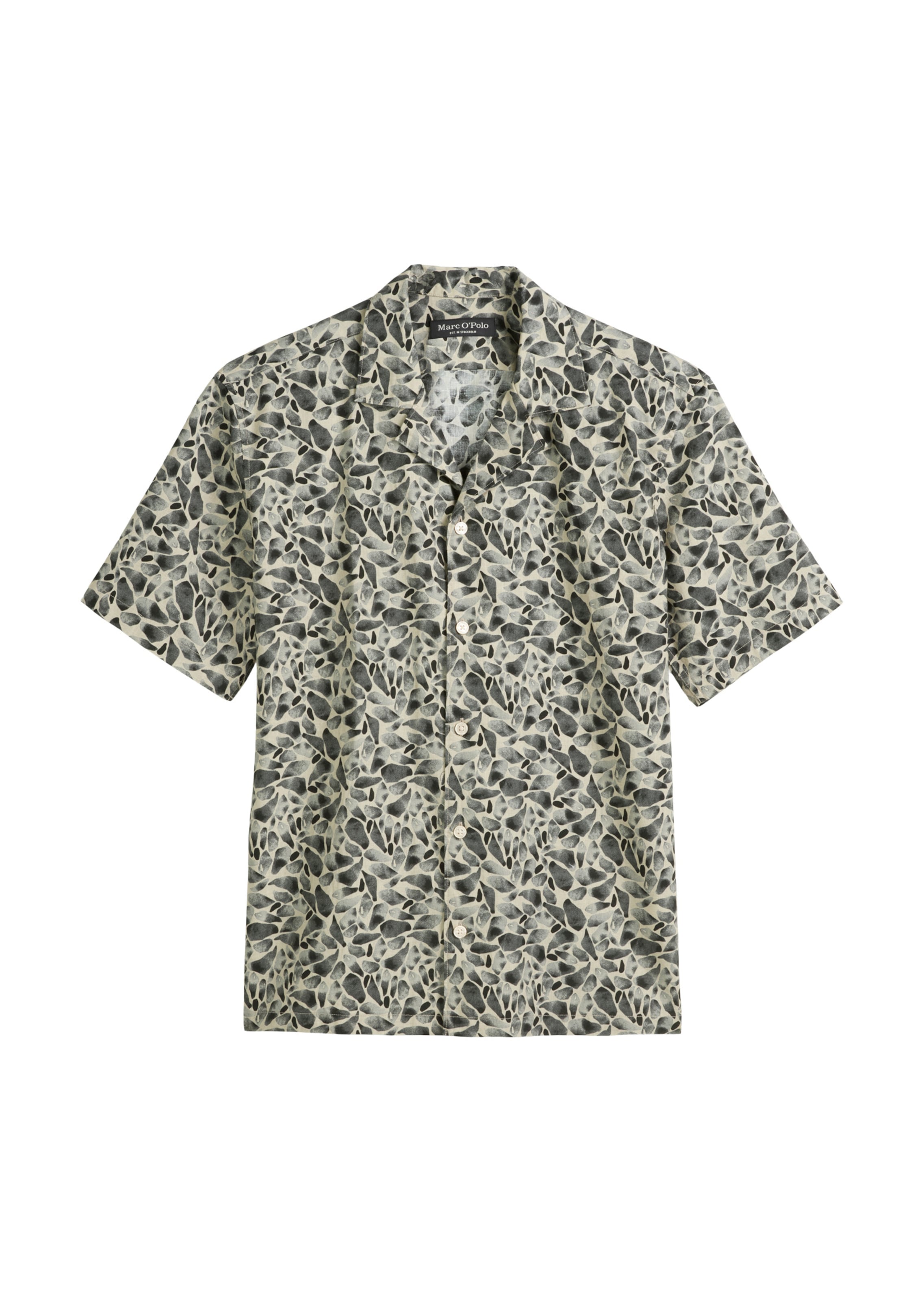 Marc O'Polo Regular fit Overhemd in Beige: voorkant