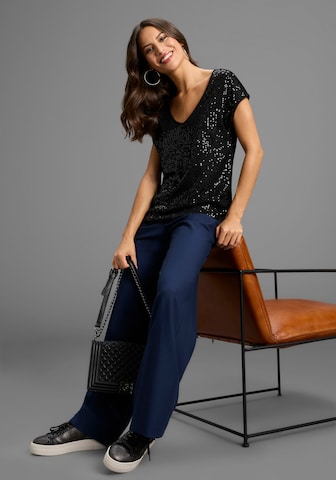LAURA SCOTT T-Shirt in Schwarz
