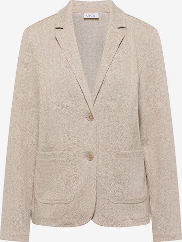 CECIL Blazer 'Herringbone' in Beige: Vorderseite