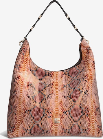 Clio Handtasche 'CARRY RAINBOW PYTHON' in Pink: Vorderseite