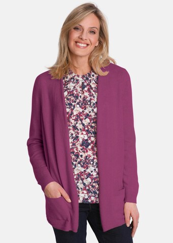 Goldner Knit cardigan in Purple: front