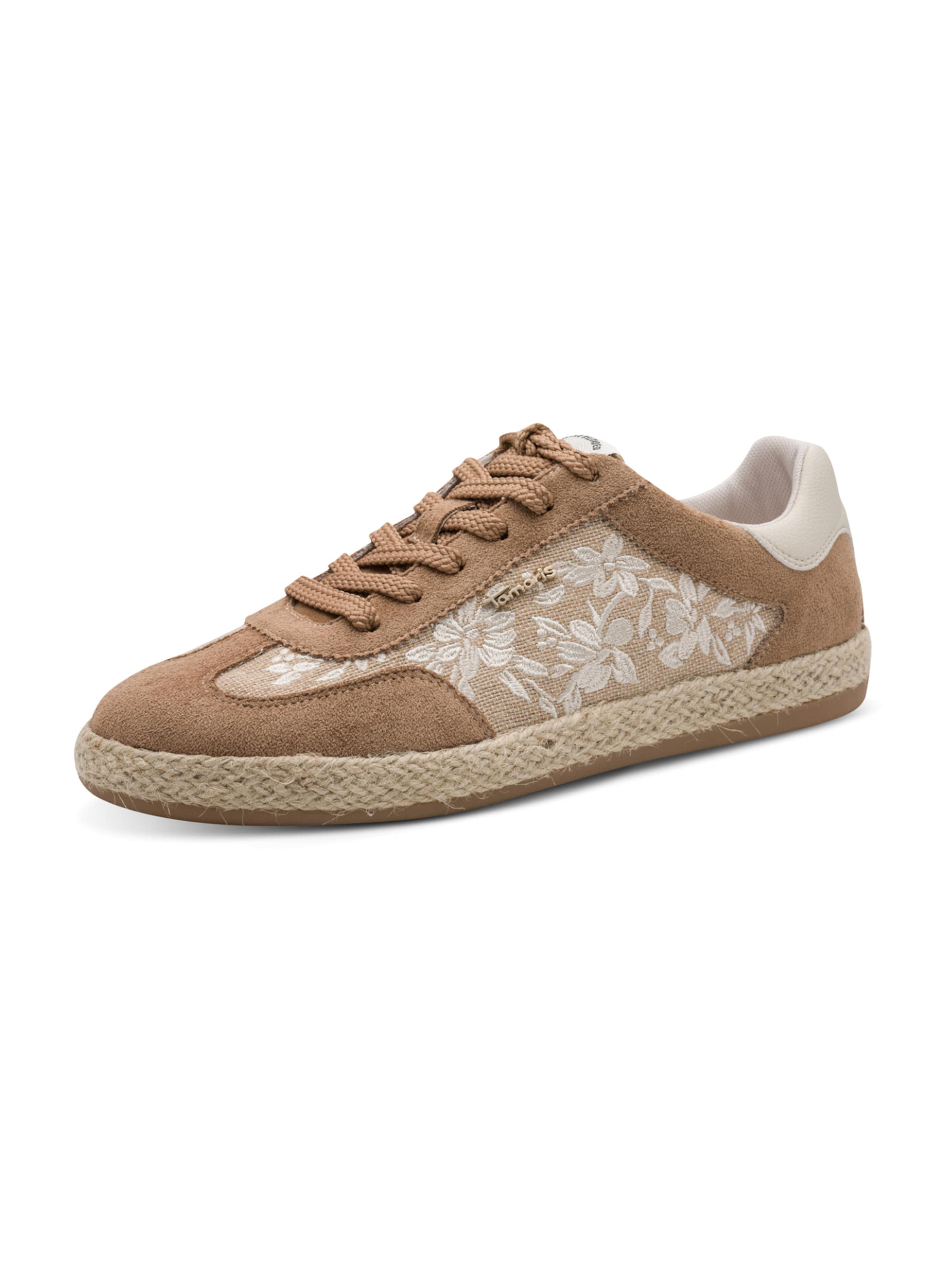 Tamaris Sneaker in beige / hellbeige / cognac, Produktansicht
