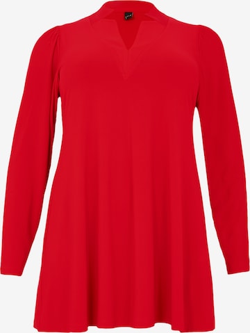 YOEK Tunic in Red: front
