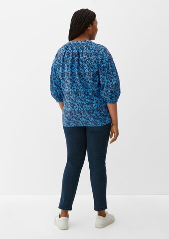 TRIANGLE Bluse in Blau