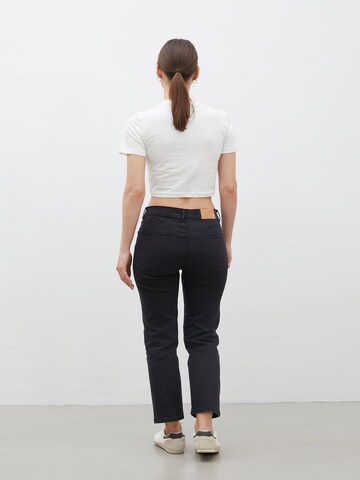 MANUKA Skinny Broek in Zwart