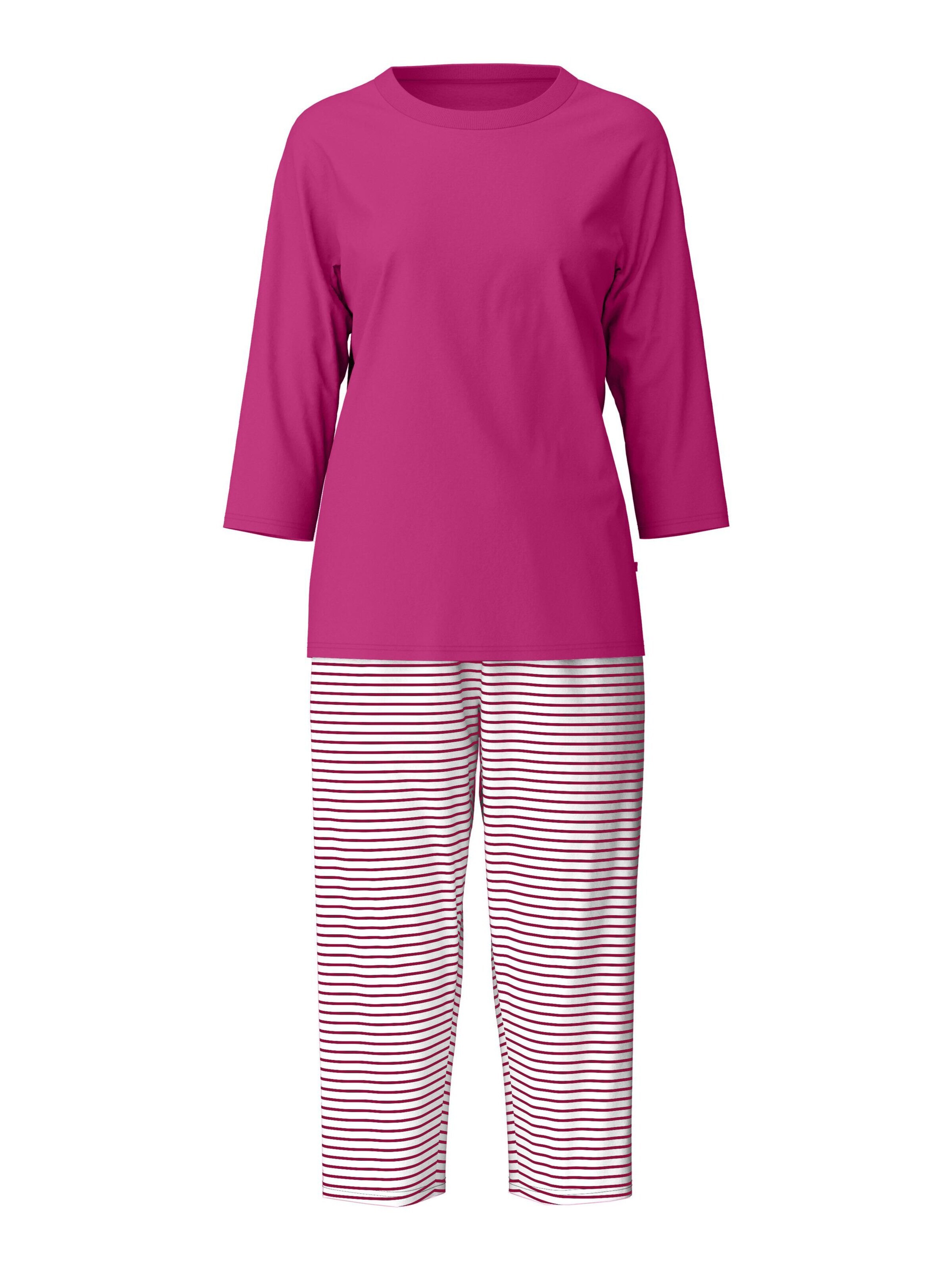 CALIDA Pyjama 'Cotton Special' in Lila: voorkant