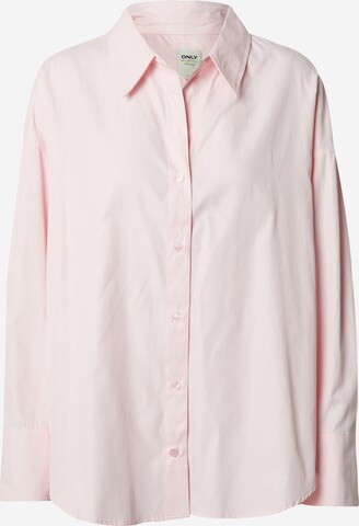 ONLY Blouse 'OREGON' in Roze: voorkant