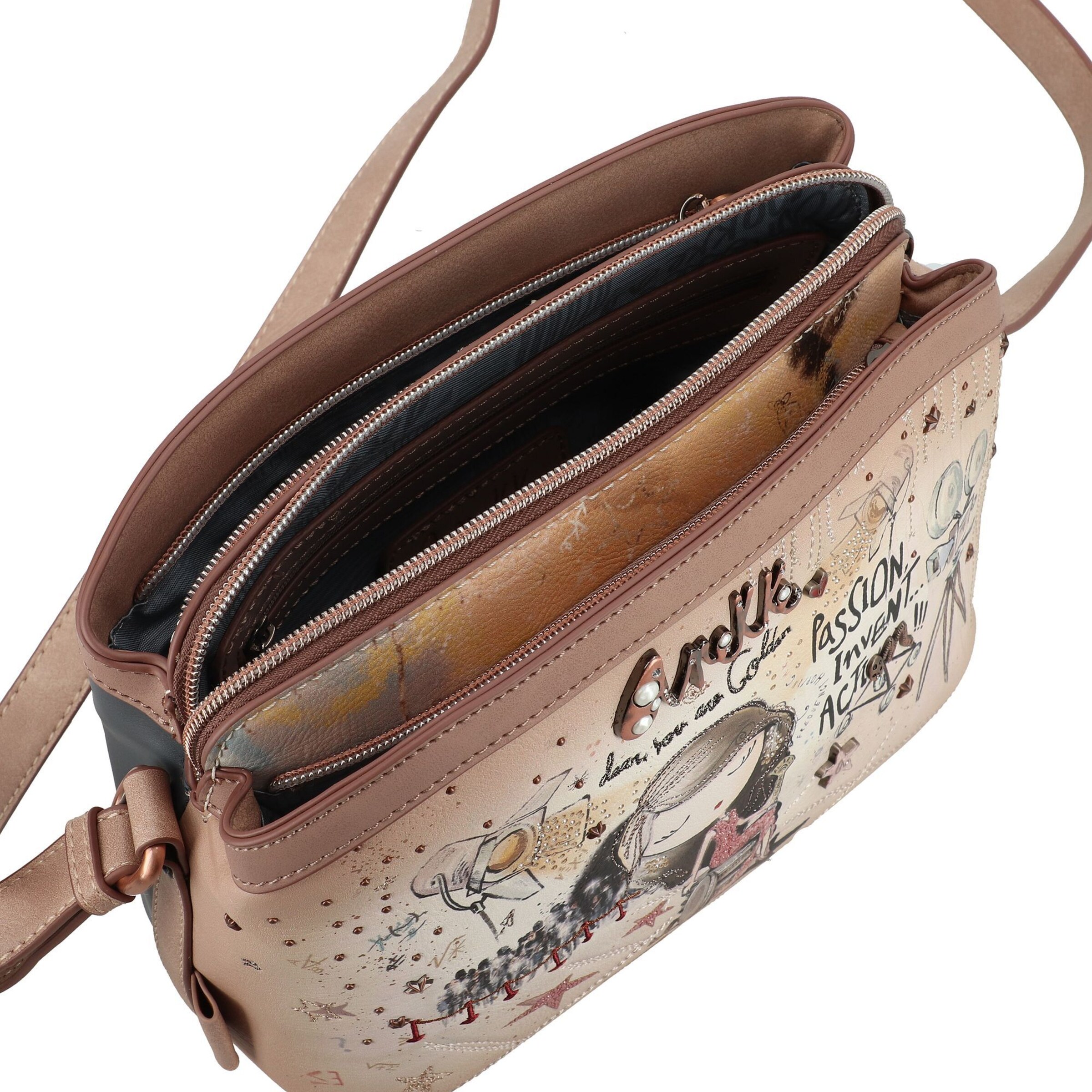 Anekke Umhängetasche 'Hollywood' in Beige