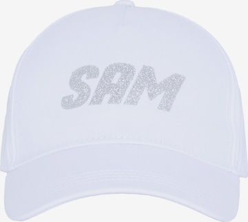 UNCLE SAM Cap in White: front