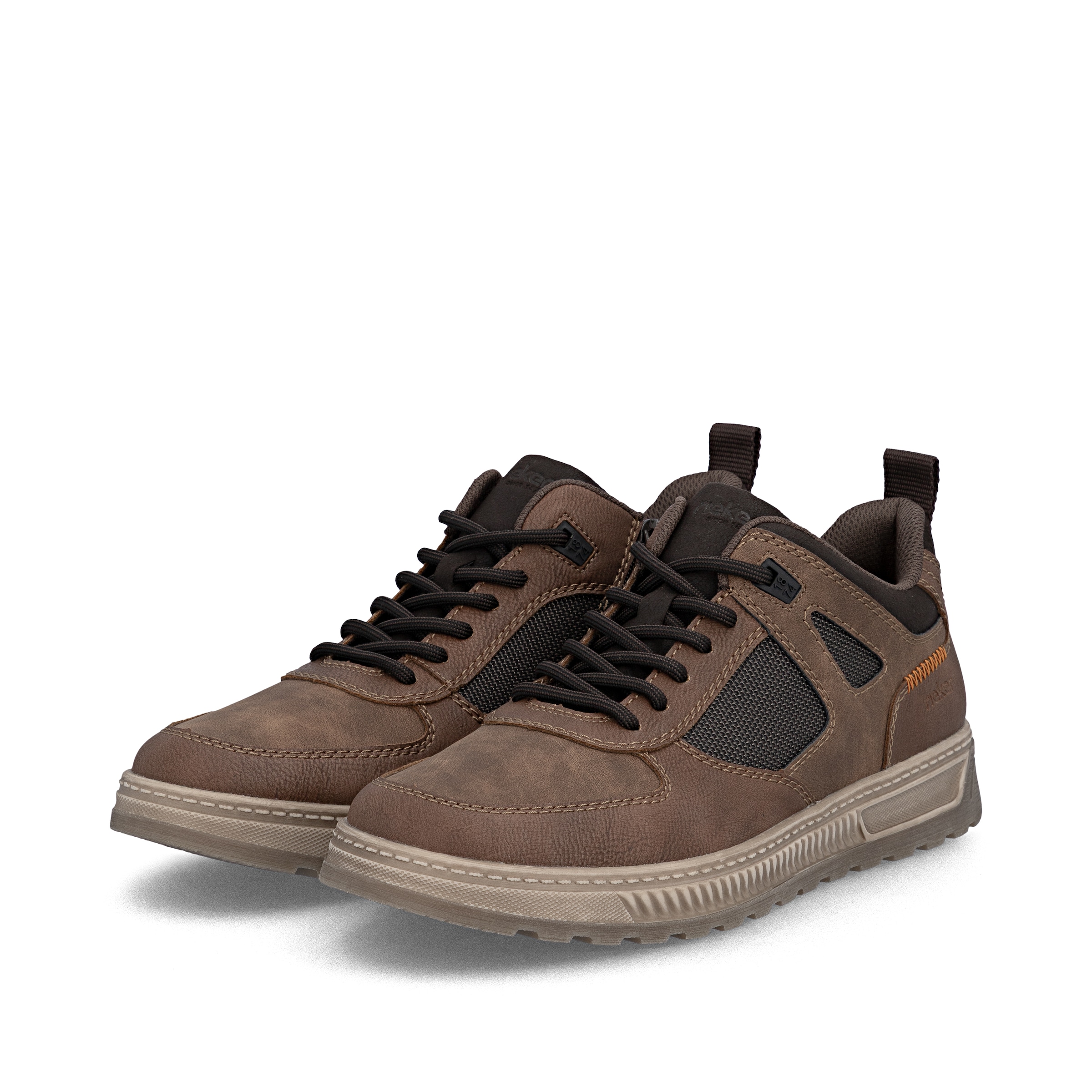 Baskets basses Rieker en marron