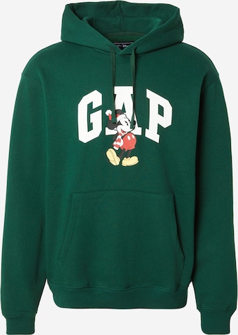 GAP Mikina 'DISNEY X GAP' - Zelená: predná strana