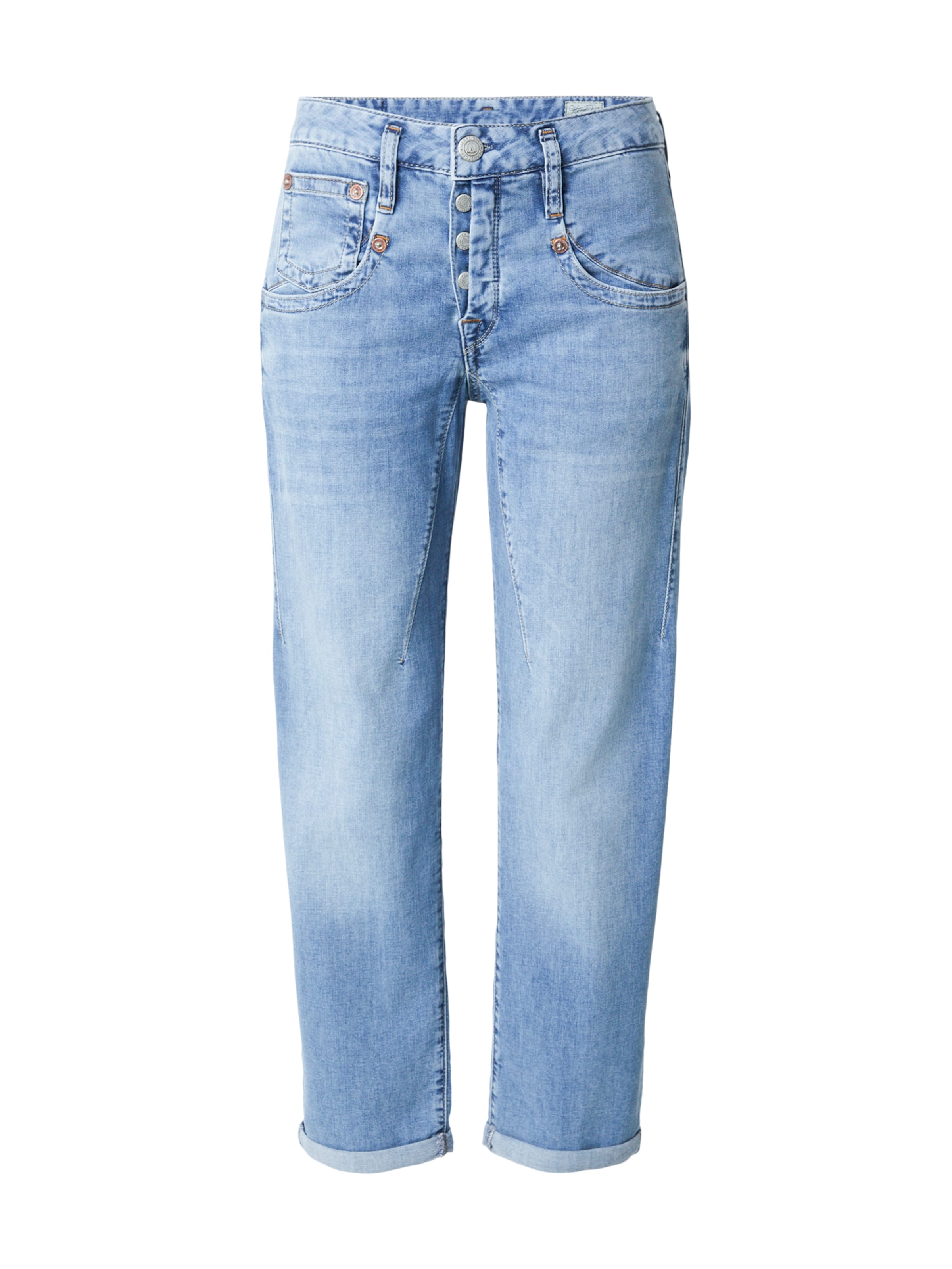 Herrlicher Tapered Jeans 'Shyra' in Blau: Vorderseite