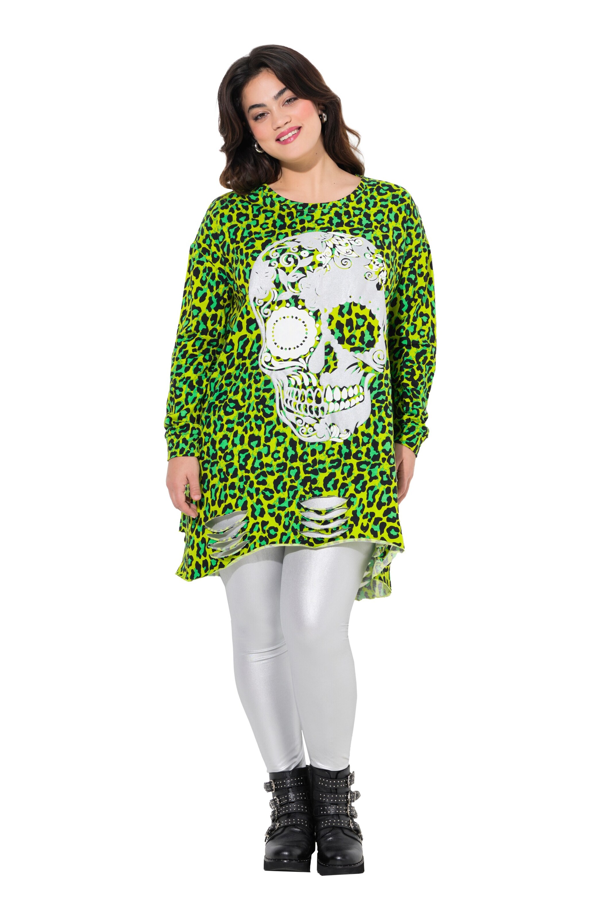 Angel of Style Sweatshirt in Green: front