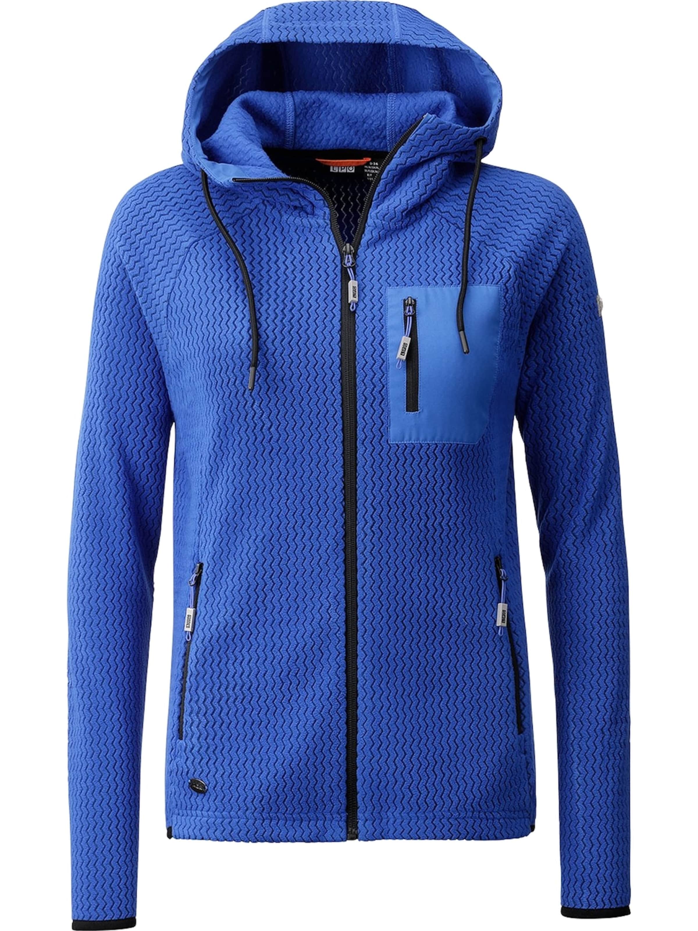 LPO Fleecejacke 'Weya'‌‌‌‌‌‌‌ in S in blau, Produktansicht