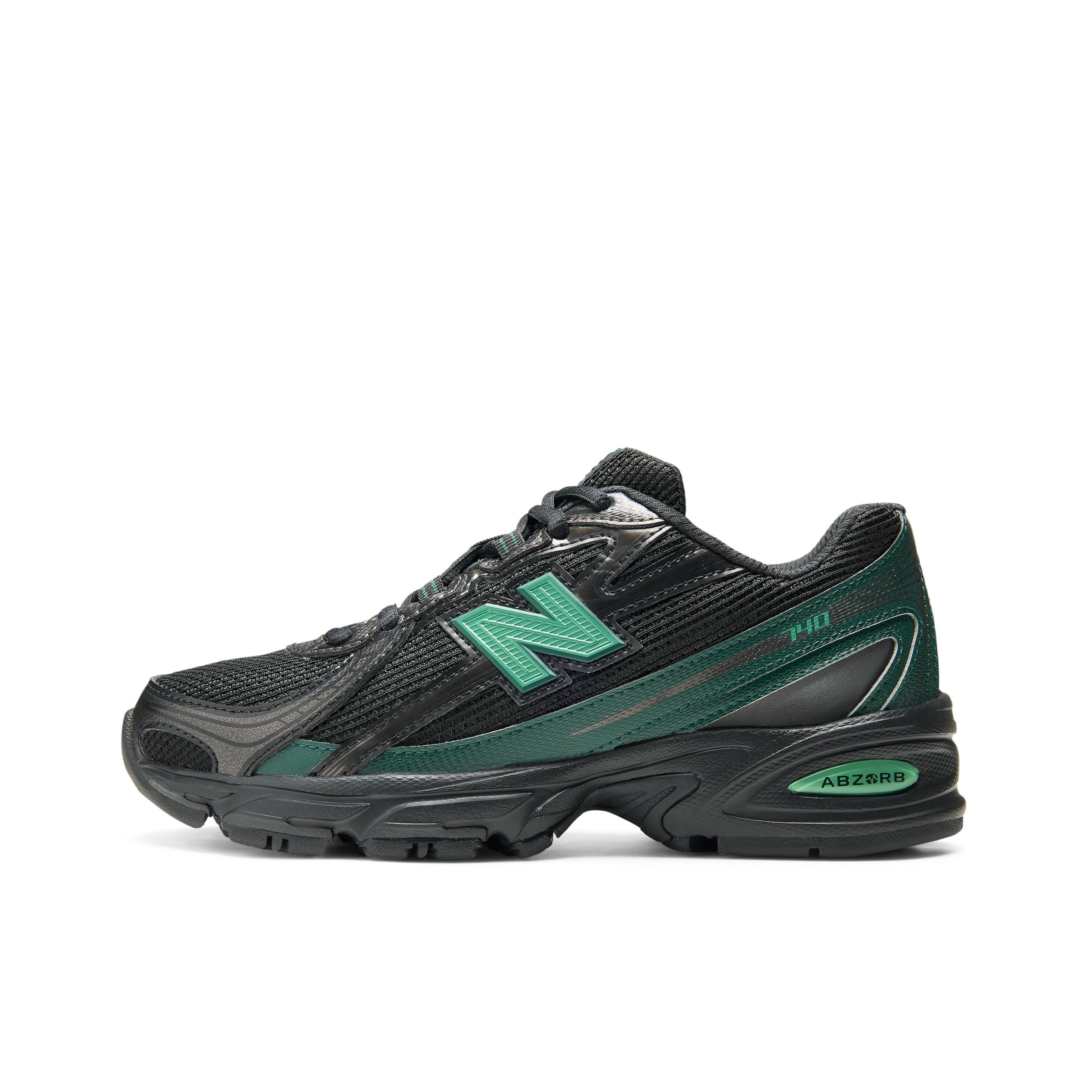 new balance - Zapatillas deportivas '740 Lace' en negro: frente