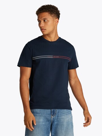 Tommy Jeans Tričko – modrá: přední strana