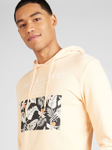 JACK & JONES Sweatshirt 'CHILL' in Orange