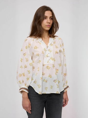 Odd Molly Shirt ' Beautiful ' in Wit: voorkant