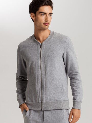 Veste de survêtement ' Natura Living ' Hanro en gris : devant