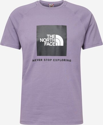 Coupe regular T-Shirt THE NORTH FACE en violet : devant