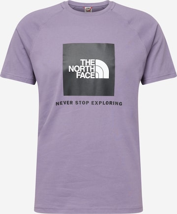 THE NORTH FACE - Camisa em roxo: frente