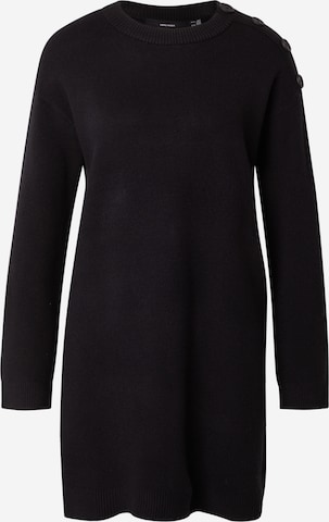 VERO MODA - Vestido de punto 'VMSABA' en negro: frente