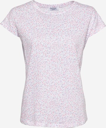 T-shirt Sublevel en violet : devant