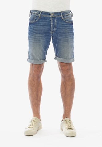 Le Temps Des Cerises Regular Jeans-Shorts 'LAREDO' in Blau: predná strana