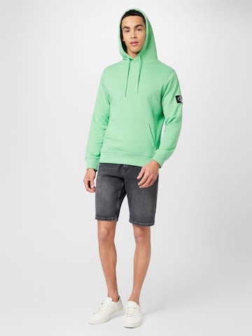 Calvin Klein Jeans Regular fit Sweatshirt in Groen