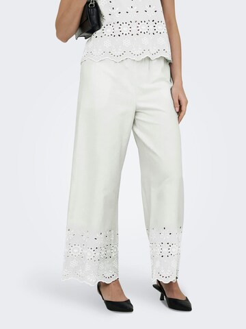 Jaqueline de Yong Baggy Broek 'marina' in Wit: voorkant
