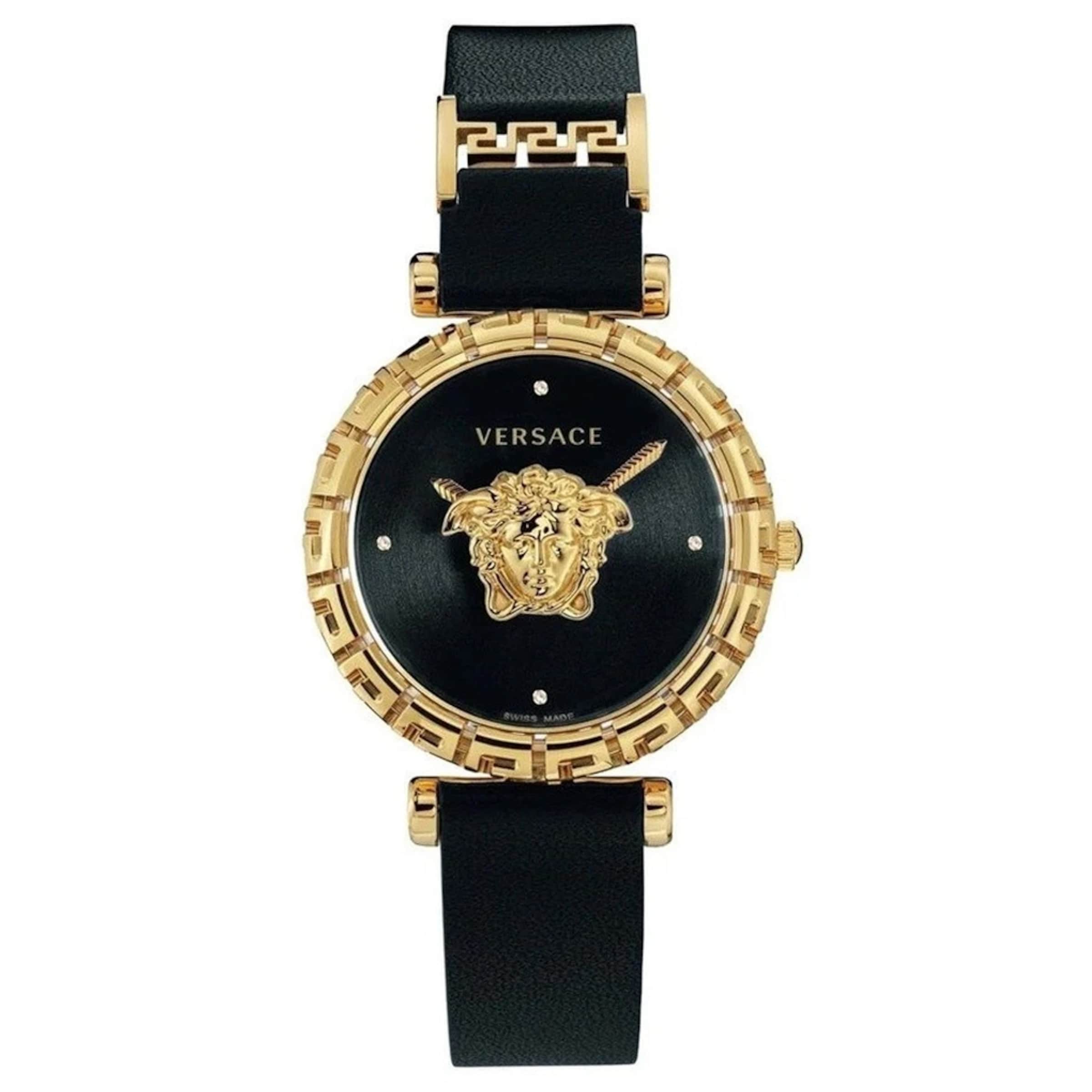 VERSACE Analog watch in Gold / Black, Item view