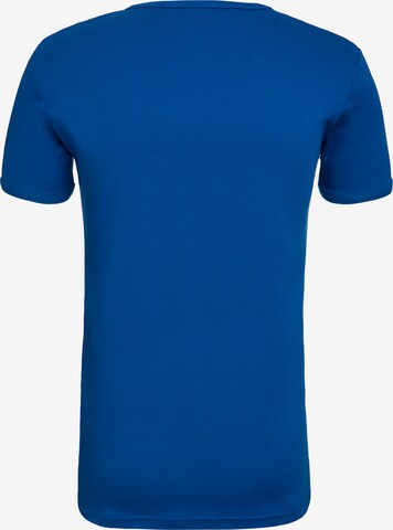 LOGOSHIRT Shirt 'Superman-Logo' in Blauw