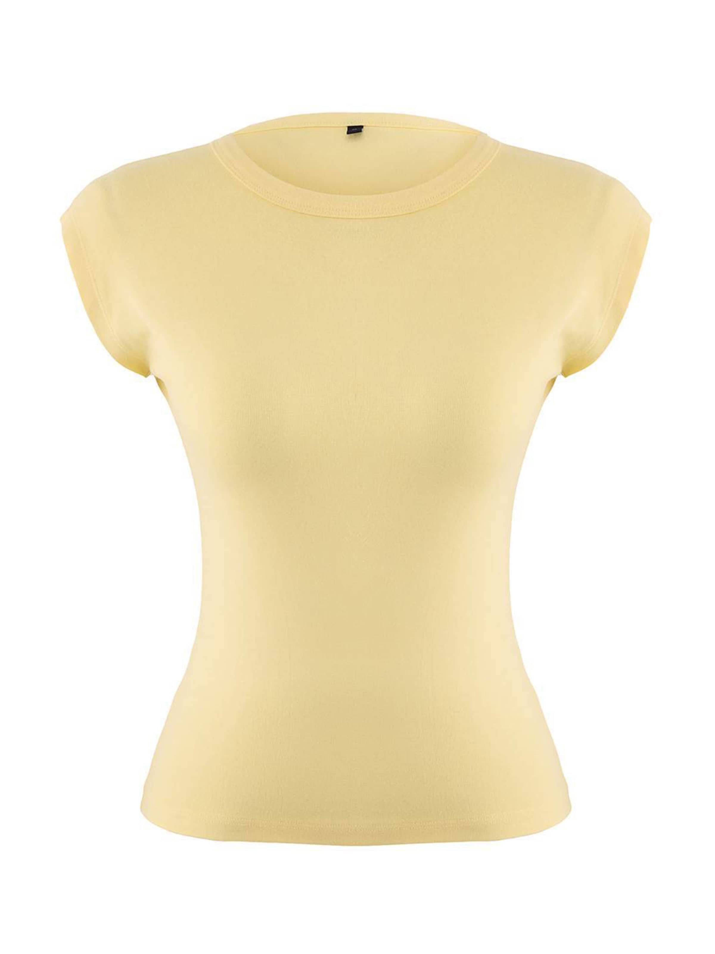 Trendyol Μπλουζάκι σε κίτρινο: μπροστά