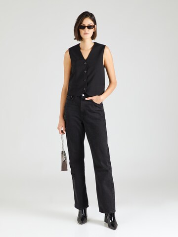 WEEKDAY Gilet 'Mica' in Zwart