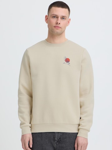 BLEND Sweater ' BHJapa Backprint ' in Beige: Vorderseite
