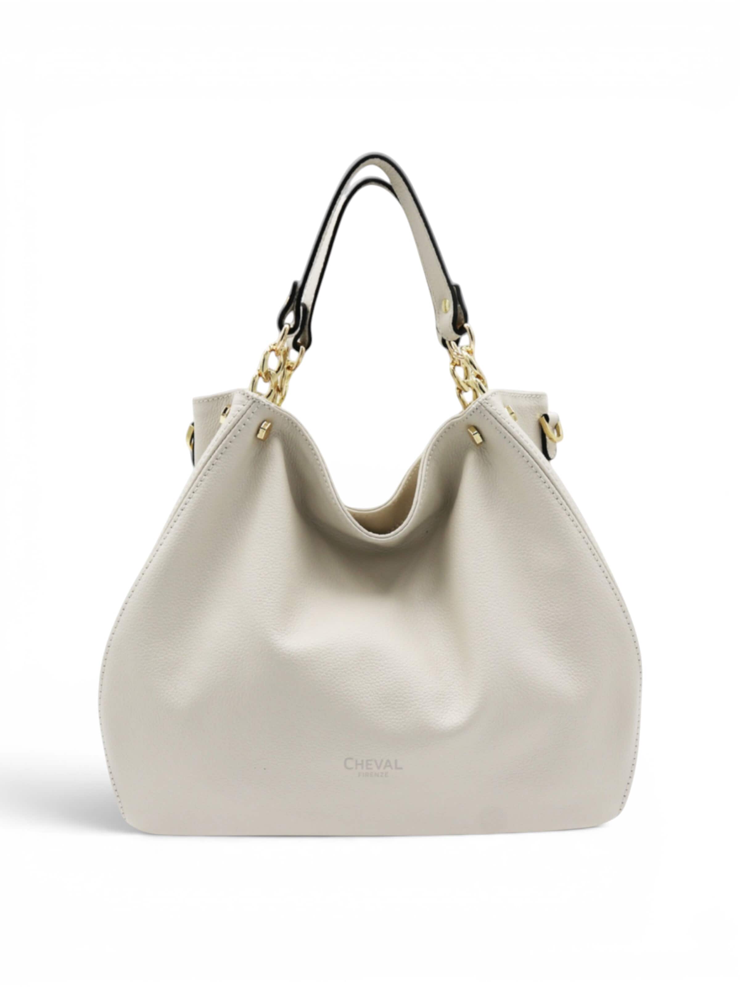 Cheval Firenze - Bolso de mano 'Taylor' en beige: frente