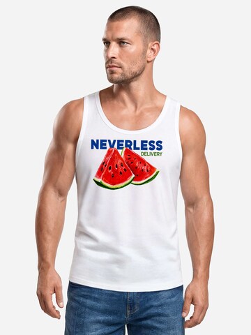 Neverless Shirt 'Water Melon'‌‌‌‌‌ in Weiß