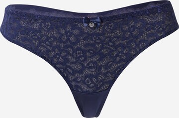 Hunkemöller String 'Marine' in Blauw: voorkant