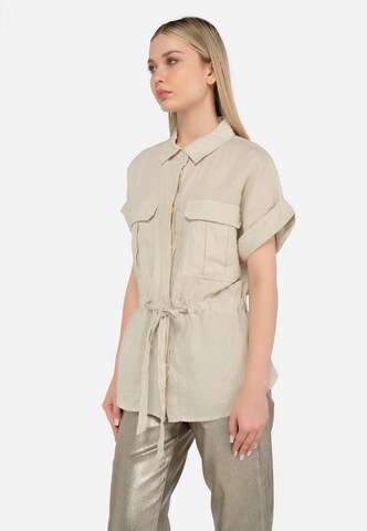 FRESHLIONS Blouse 'Zoey' in Beige