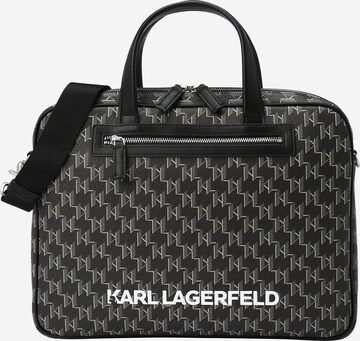 Karl Lagerfeld Attachéväska i svart: framsida