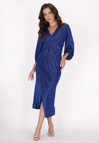 faina Dress in Blue