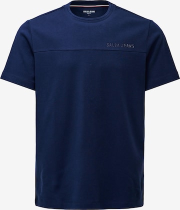 Salsa Jeans T-Shirt in Blau: Vorderseite