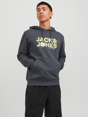 JACK & JONES Μπλούζα φούτερ 'Dust' σε γκρι: μπροστά