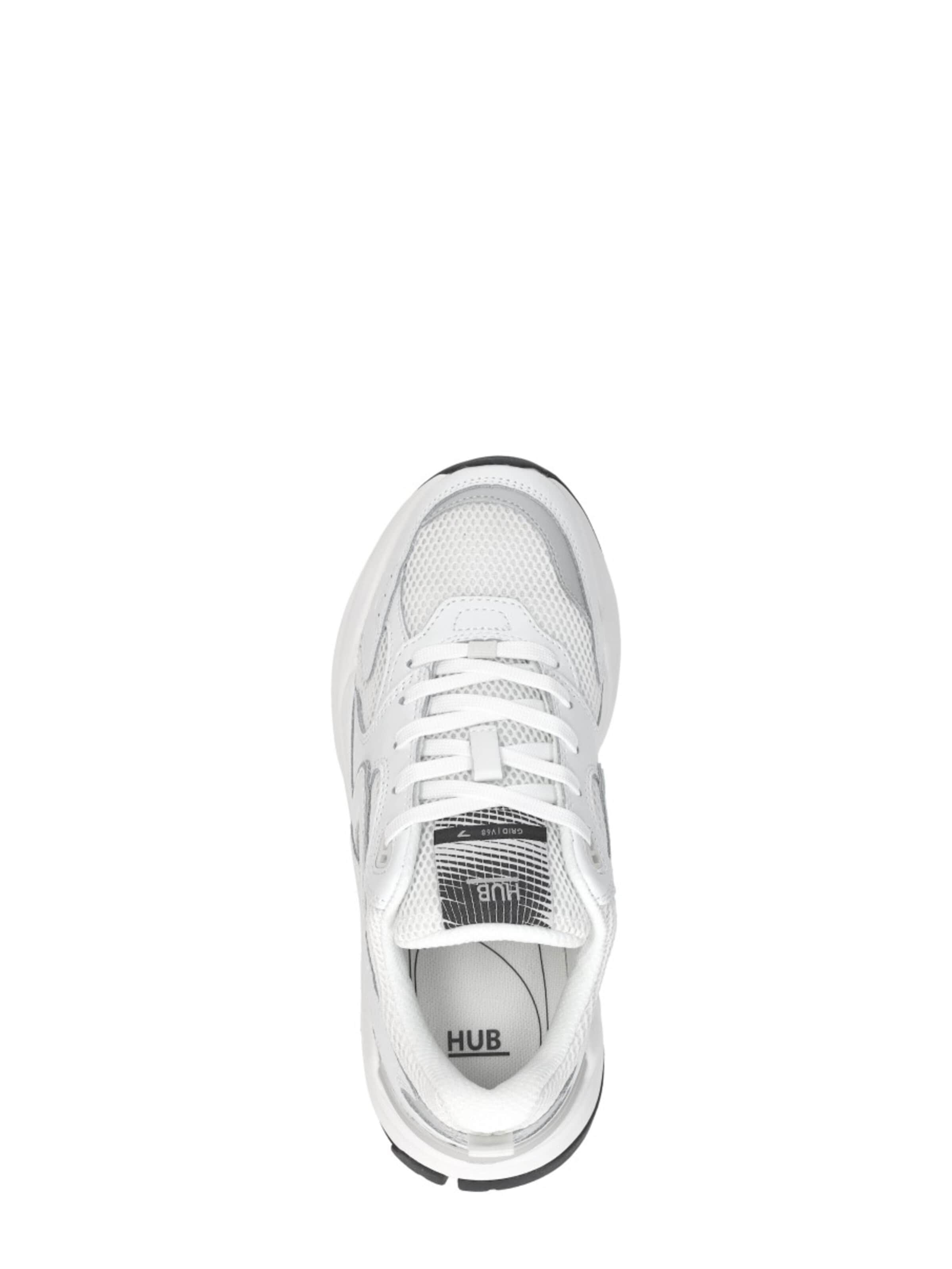 HUB Sneakers laag 'Grid-W L27' in Wit