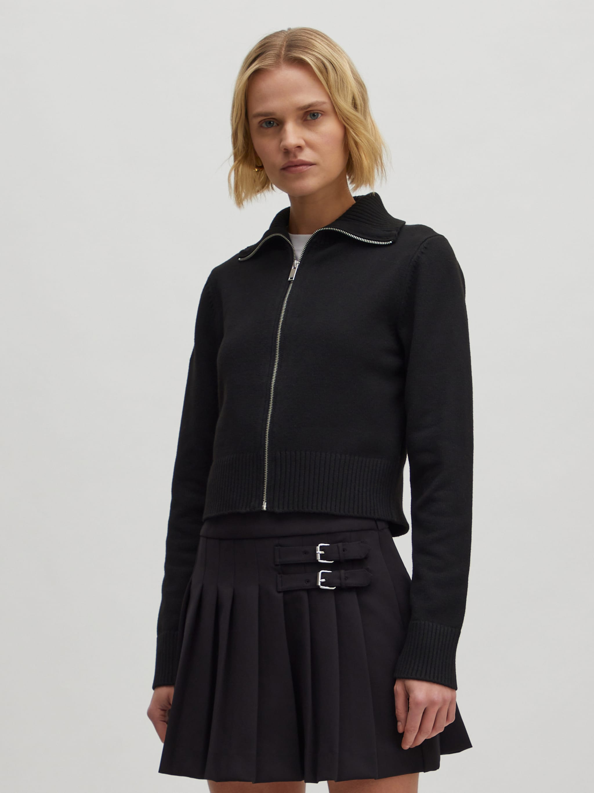 EDITED Produkte Strickjacke 'Uli' schwarz