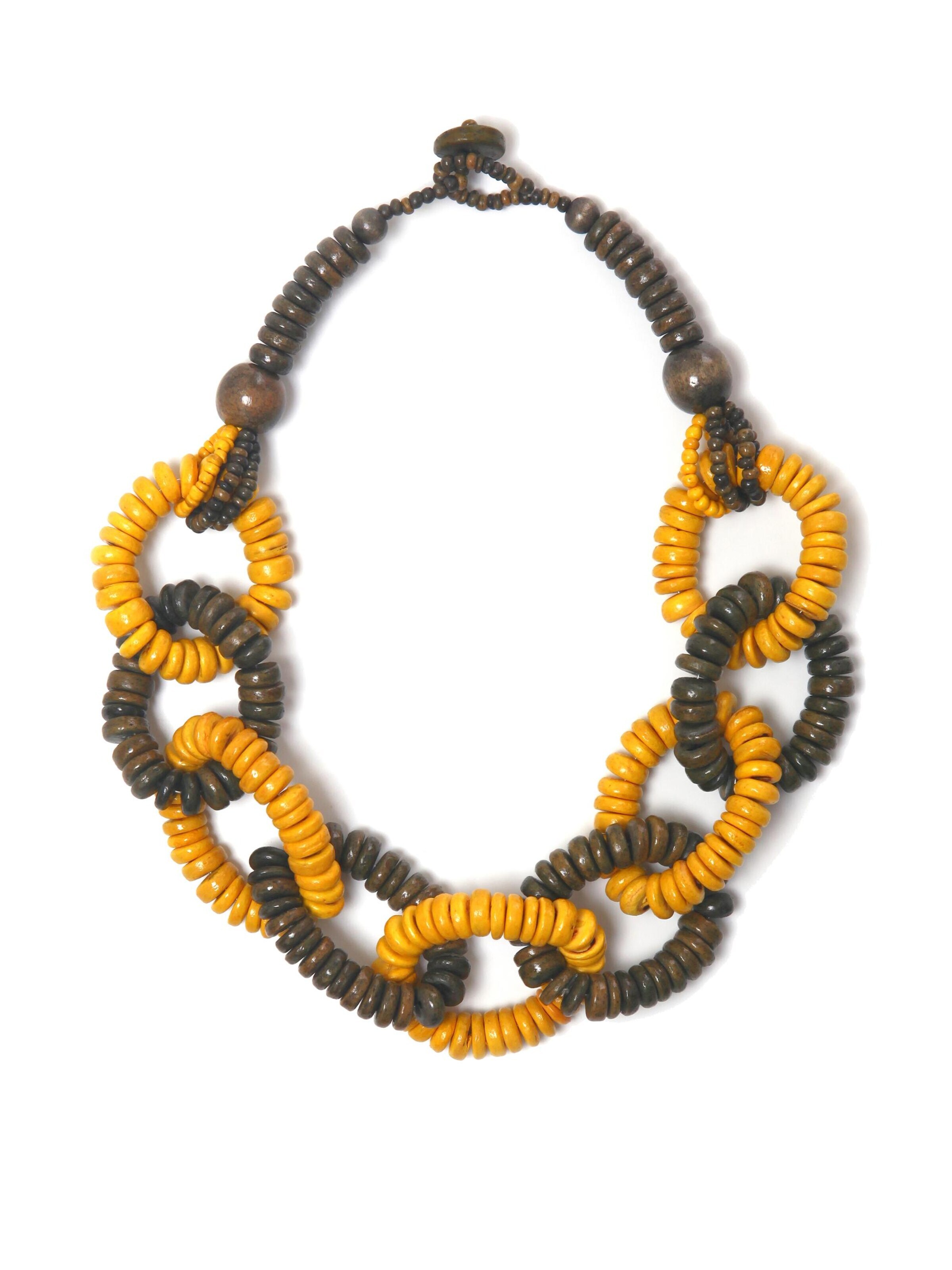 COLLEZIONE ALESSANDRO Necklace 'Dana' in Onesize in Khaki, Item view