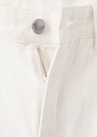MANGO Loosefit Jeans 'Cameron' in Weiß